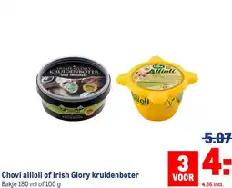 Makro Chovi allioli of Irish Glory kruidenboter aanbieding
