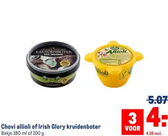 Makro Chovi allioli of Irish Glory kruidenboter aanbieding
