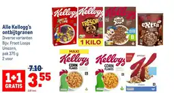 Makro Alle Kellogg's ontbijtgranen aanbieding