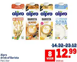 Makro Alpro drink of Barista aanbieding