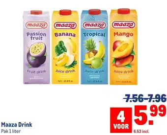Makro Maaza Drink aanbieding