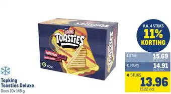 Makro Topking Toasties Deluxe aanbieding