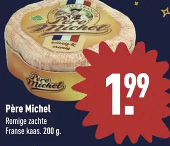 ALDI Père Michel Romige zachte Franse kaas. 200 g. aanbieding