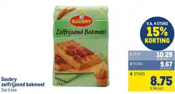 Makro Soubry zelfrijzend bakmeel aanbieding