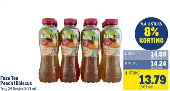 Makro Fuze Tea Peach Hibiscus aanbieding