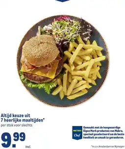 Makro Altijd keuze uit 7 heerlijke maaltijden aanbieding