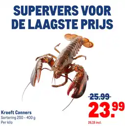 Makro Kreeft Canners aanbieding