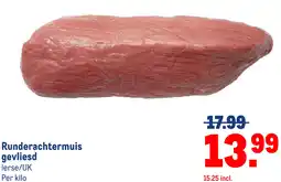 Makro Runderachtermuis gevliesd aanbieding