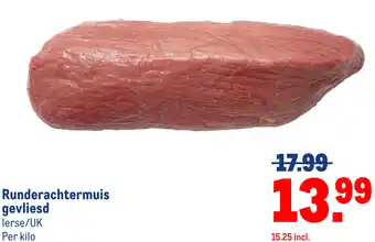 Makro Runderachtermuis gevliesd aanbieding