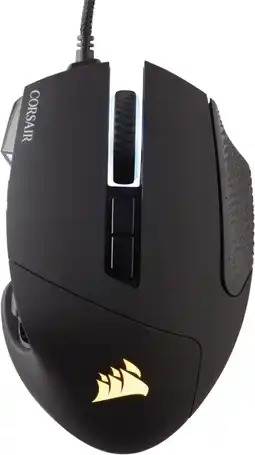 Bol.com Corsair Scimitar RGB Elite - Gaming Muis - 18000 DPI - Zwart aanbieding