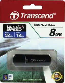 Bol.com JetFlash 600 8GB - USB-Stick / Zwart aanbieding