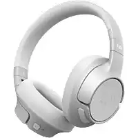 MediaMarkt FRESH 'N REBEL Clam Fuse Draadloze Koptelefoon met Noise Cancelling Hoofdtelefoon Wit aanbieding