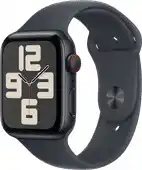Coolblue Apple Watch SE 2024 4G 44mm Midnight Sportband M/L aanbieding