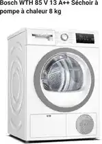 Bol.com Bosch Serie 4 WTH85V13 wasdroger Vrijstaand Voorbelading 8 kg A++ Wit aanbieding