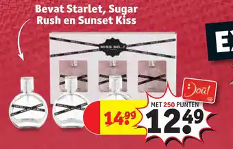 Kruidvat Bevat Starlet, Sugar Rush en Sunset Kiss aanbieding