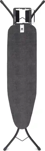 Bol.com Brabantia Strijkplank A met Strijkijzerhouder - 110 x 30 cm - Denim Black aanbieding