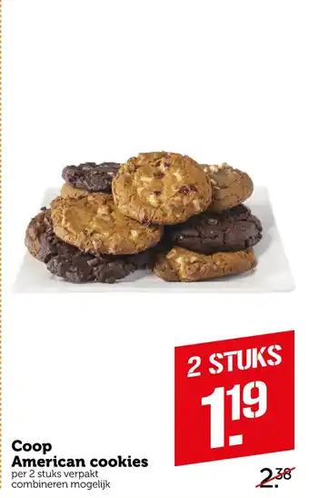 Coop Coop american cookies aanbieding