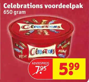 Kruidvat Celebrations voordeelpak 650 gram aanbieding