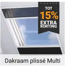 Raamdecoratie.com Dakraam plissé Multi aanbieding