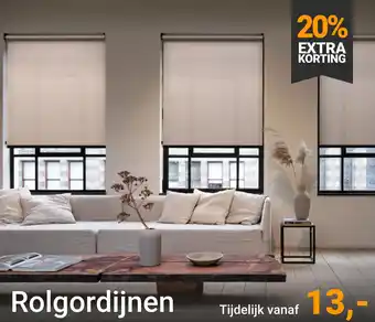 Raamdecoratie.com Rolgordijnen aanbieding