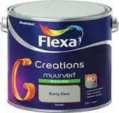 Praxis Flexa muurverf Creations extra mat early dew 2,5L aanbieding