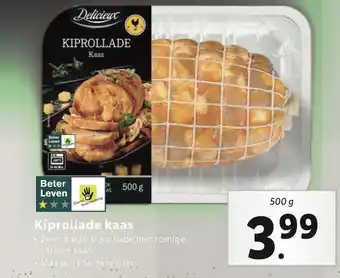 Lidl Kiprollade kaas aanbieding