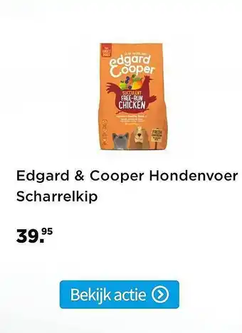 Plein.nl Edgard & cooper hondenvoer scharrelkip aanbieding