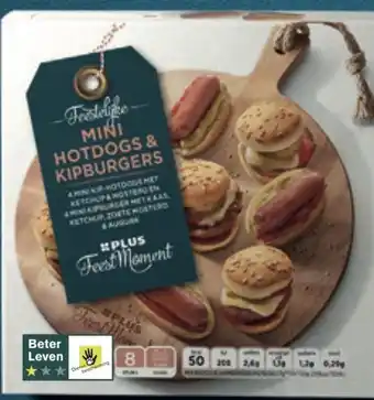 PLUS PLUS FeestMoment Mini hamburgers & hotdogs aanbieding