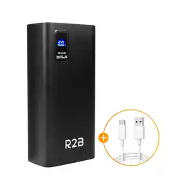 ANWB R2B Powerbank 30000 mAh LED Display Zwart aanbieding