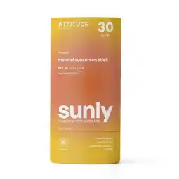 Douglas Attitude SUNLY Mineral Sunscreen Stick SPF30 Tropical aanbieding
