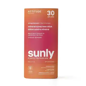 Douglas Attitude SUNLY Mineral Sunscreen Stick SPF30 Orange Blossom aanbieding