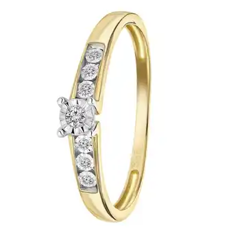 Douglas Lucardi Ring 14 Karaat Goud aanbieding