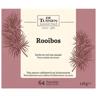 Holland & Barrett Rooibos Thee - 64 theezakjes aanbieding