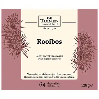 Holland & Barrett Rooibos Thee - 64 theezakjes aanbieding