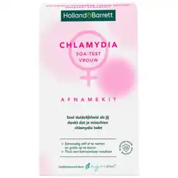 Holland & Barrett Holland & Barrett Chlamydia Soa-Test Vrouw Swabtest Afnamekit - 1 stuk aanbieding