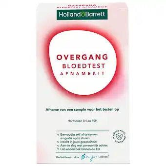 Holland & Barrett Holland & Barrett Overgang Bloedtest Afnamekit - 1 stuk aanbieding