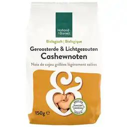 Holland & Barrett Holland & Barrett Biologische Geroosterde & Gezouten Cashewnoten - 150g aanbieding