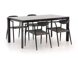 Kees Smit Manifesto Cavone/Sestino 160cm dining tuinset 5-delig stapelbaar aanbieding