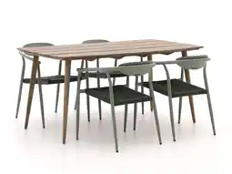 Kees Smit Manifesto Cavone/ROUGH-K 160cm dining tuinset 5-delig stapelbaar aanbieding