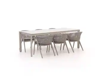 Kees Smit Manifesto Valsecca/Sestino 220cm dining tuinset 7-delig aanbieding
