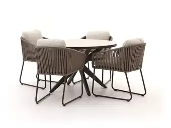 Kees Smit Yoi Calera/Calma ø120cm dining tuinset 5-delig aanbieding