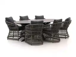 Kees Smit Intenso Cameri/Furato ellips 240cm dining tuinset 7-delig aanbieding