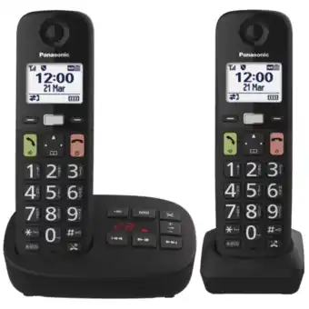 Coolblue Panasonic KX-TGU132EXB Duo aanbieding