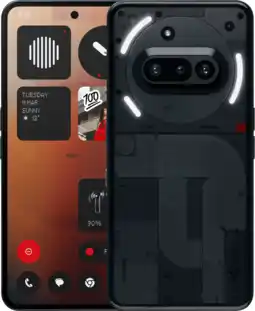 Coolblue Nothing Phone (3a) 128GB Zwart 5G aanbieding