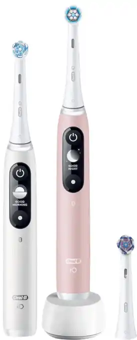 Coolblue Oral-B iO Series 6N Duo Pack Wit + Roze aanbieding
