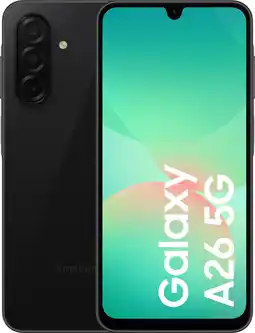 Coolblue Samsung Galaxy A26 128GB Zwart 5G aanbieding