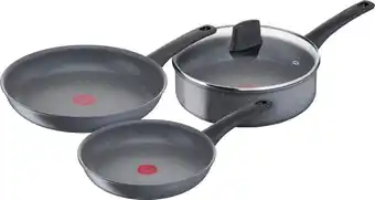 Coolblue Tefal Healthy Chef Koekenpannenset 24 + 28 cm + hapjespan 24 cm + deksel aanbieding