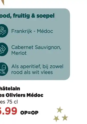 PLUS Châtelain des Oliviers Médoc aanbieding