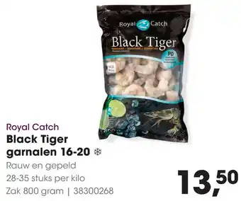 HANOS Black Tiger garnalen 16-20 aanbieding