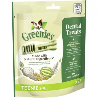 Zooplus 15% korting! Greenies honden kauwsnacks 170 g en 340 g aanbieding